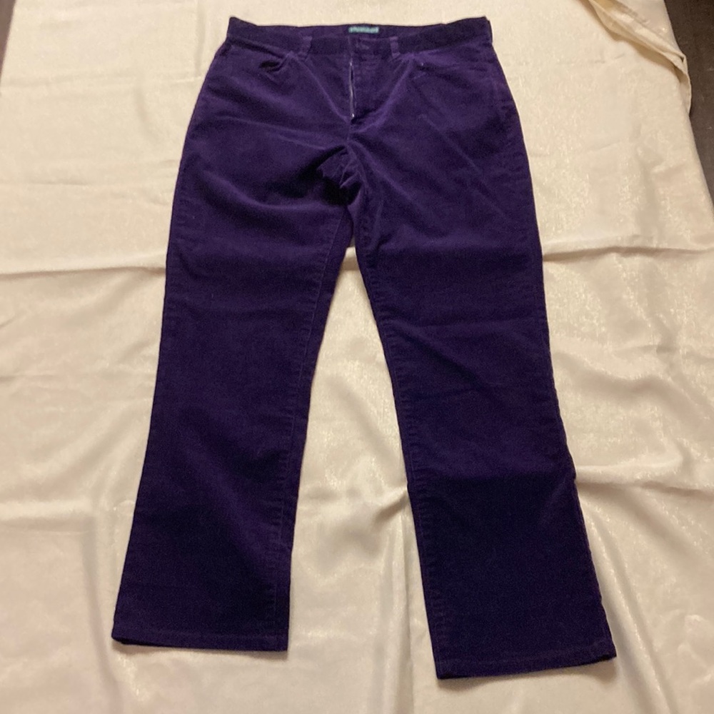 EUC RALPH LAUREN Purple Corduroy Jeans 12